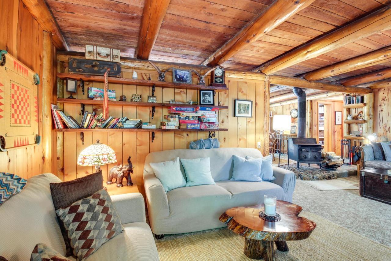 Rustic Bandon Log Cabin On 5 Acres Of Woodlands! Exterior photo