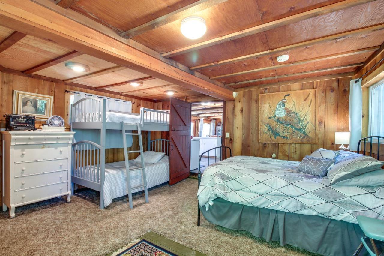 Rustic Bandon Log Cabin On 5 Acres Of Woodlands! Exterior photo